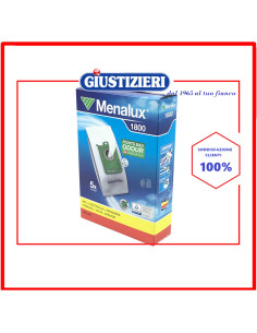 set 5 sacchetti con 1 filtro originale aspirapolvere electrolux