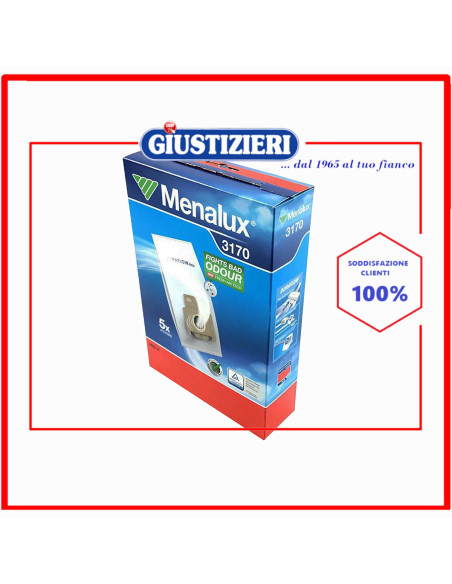 set 5 sacchetti con 2 filtri originale aspirapolvere electrolux
