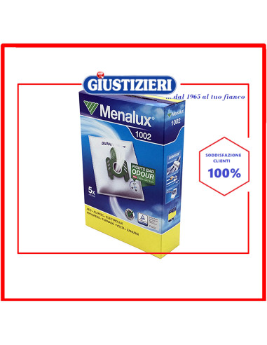 set 5 sacchetti con 1 filtro originale aspirapolvere electrolux