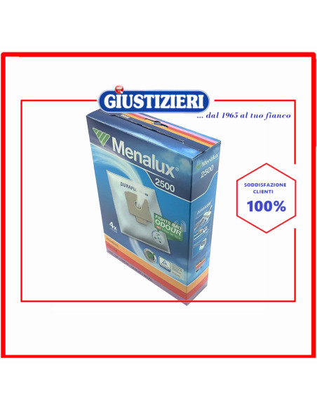 set 4 sacchetti con 1 filtro originale aspirapolvere electrolux