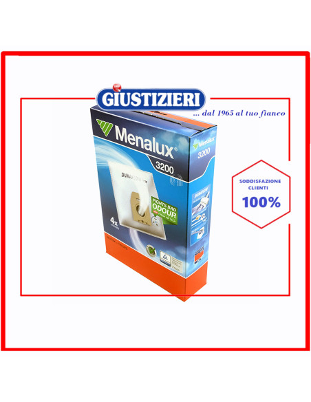 set 4 sacchetti con 2 filtri originale aspirapolvere electrolux