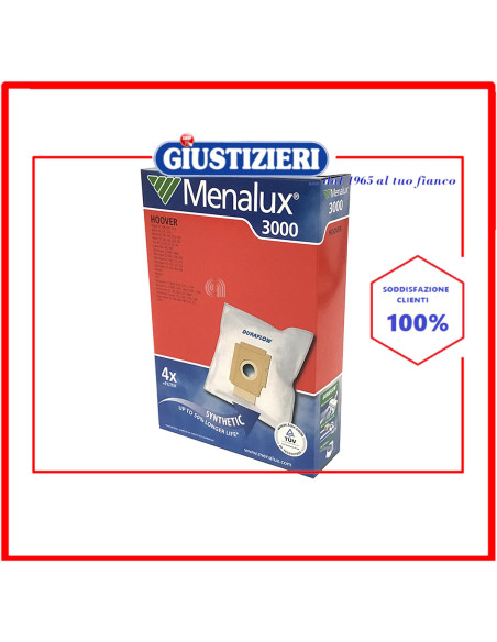 set 4 sacchetti con 2 filtri originale aspirapolvere electrolux