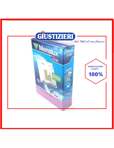 set 4 sacchetti con 1 filtro originale aspirapolvere electrolux