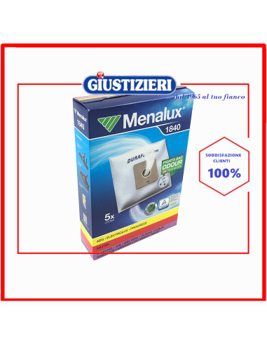 set 5 sacchetti con 1 filtro originale aspirapolvere electrolux