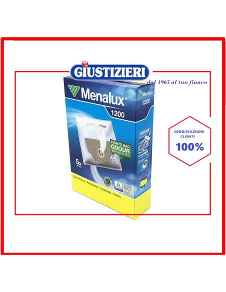 set 5 sacchetti con 2 filtri originale aspirapolvere electrolux