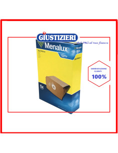 set 5 sacchetti con 1 filtro originale aspirapolvere electrolux