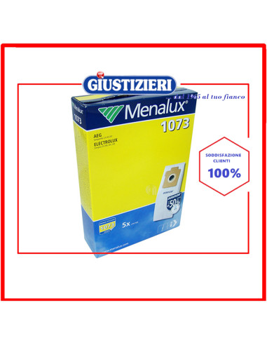 set 5 sacchetti con 1 filtro originale aspirapolvere electrolux