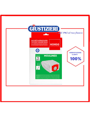 set 5 - sacchetto microfibra moulinex