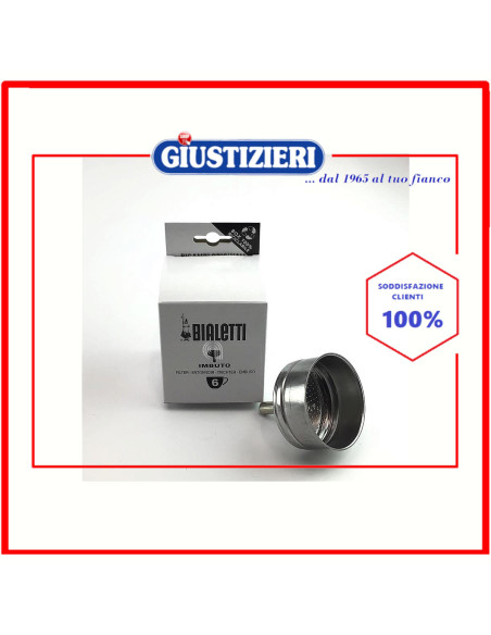 imbuto 6 tazze induzione moka originale caffettiera bialetti