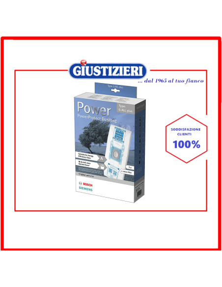 sacchetto aspirapolvere type g all plus