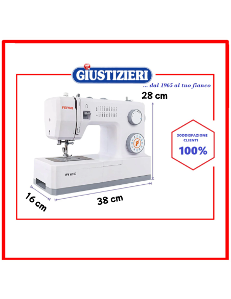 MACCHINA DA CUCIRE FEIYUE FYE350 – MOTORE SERVO A RISPARMIO ENERGETICO, 23 PUNTI