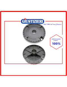 bruciatore rapido alluminio con 1 foro piano cottura ricambi cucina