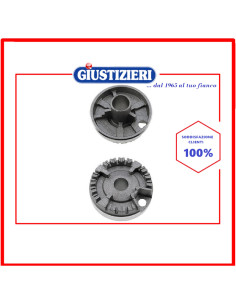 bruciatore ausiliare alluminio con foro piano cottura ricambi cucina