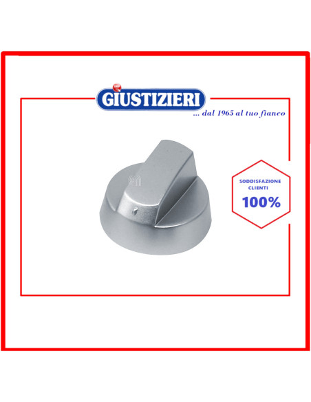 set 5 manopole grigio satinato forno universale