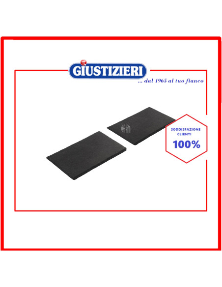 set 2 filtro carbone rettangolare originale cappa aspirante bosch