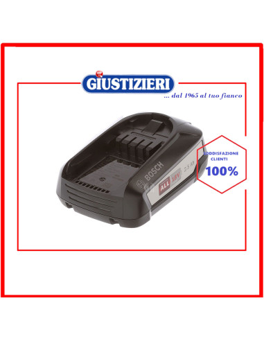 batteria 18v 2.5ah originale aspirapolvere bosch