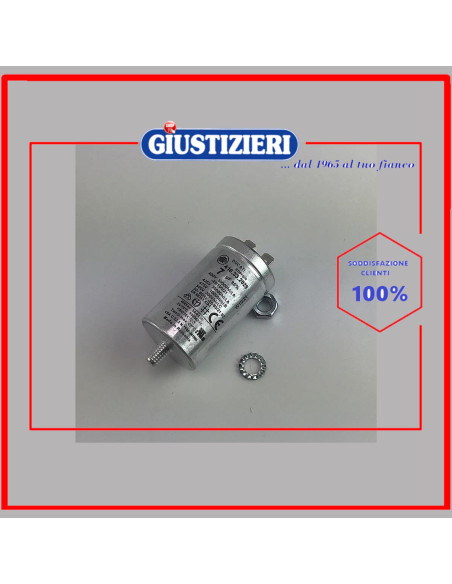condensatore metallico 7uf originale asciugatrice whirlpool