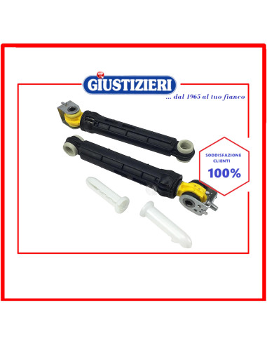 set 2 ammortizzatori con perni 120n originale lavatrice whirlpool