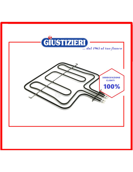 resistenza superiore 2700w forno smeg