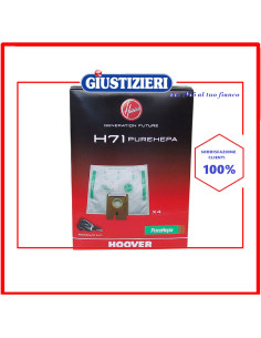 set 4 sacchetti originale aspirapolvere candy