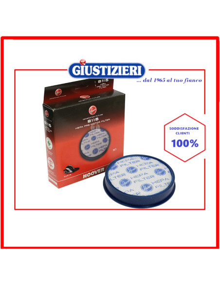 filtro hepa rotondo s115 originale aspirapolvere candy