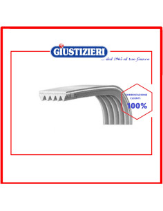 cinghia h8 1218 poly-v originale lavatrice candy