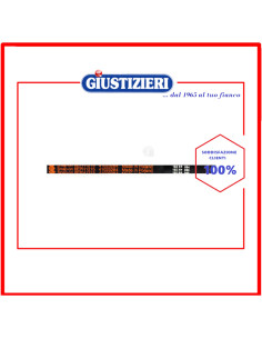 cinghia h8 1218 poly-v originale lavatrice candy 2