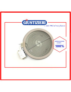 piastra radiante eika 1200w diametro 145 mm 2