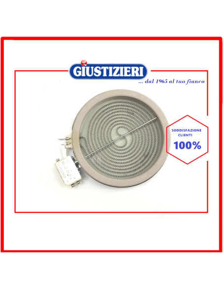 piastra radiante eika 1200w diametro 145 mm