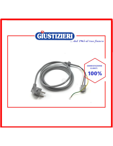 power cord-at h05vv-f 3x1.0mm2 gry