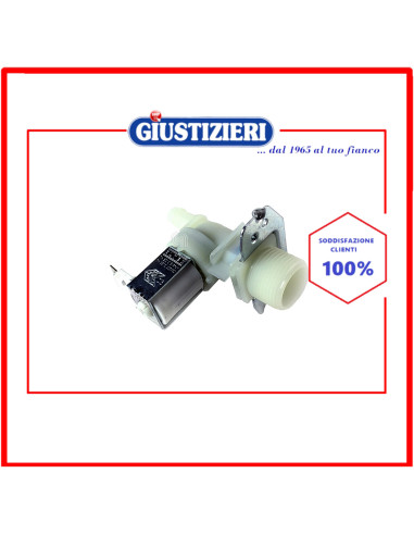 elettrovalvola 1 via 180° 12mm originale lavatrice electrolux