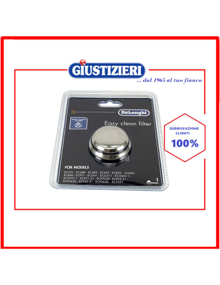 filtro 1 tazza dlsc400 originale macchina da caffè de longhi
