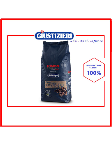 confezione caffè arabica 1kg kimbo originale macchina da caffè de longhi