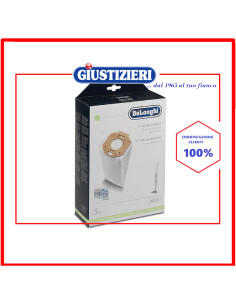 set 5 sacchetti originale aspirapolvere de longhi