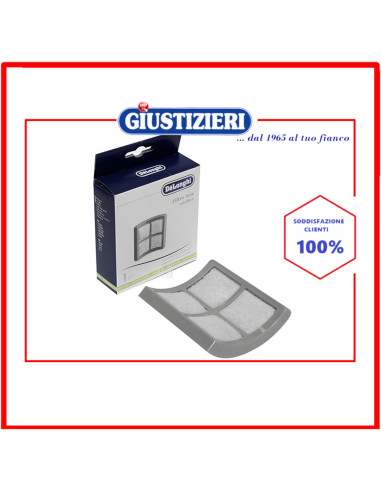 filtro hepa rettangolare dls 021 originale aspirapolvere de longhi