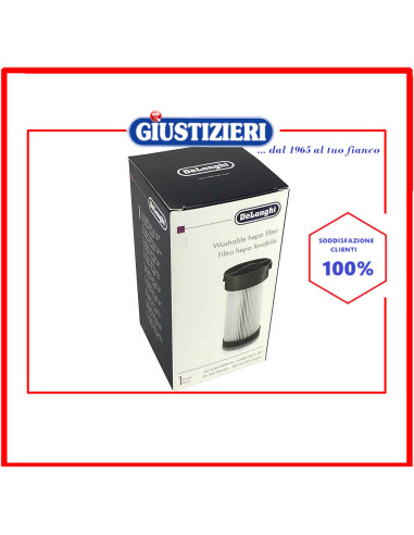 filtro hepa cilindrico dls 550 originale aspirapolvere de longhi