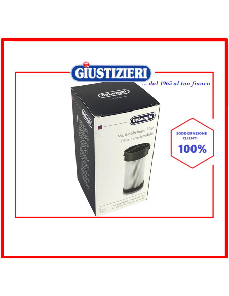 filtro hepa cilindrico dls 550 originale aspirapolvere de longhi