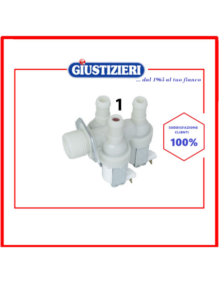 elettrovalvola 3 vie 90° compatibile con lavatrice compatibile con miele