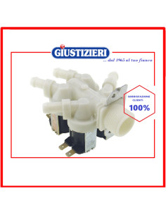 elettrovalvola 4 vie 180° compatibile con lavatrice universale