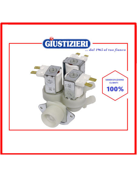 elettrovalvola 3 vie 180° 12mm lavatrice universale