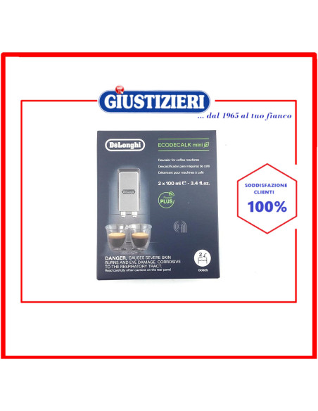 decalcificante ecodecalk 2x100ml originale macchina da caffè de longhi