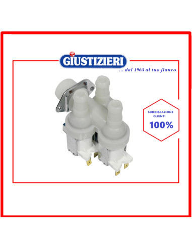 elettrovalvola 3 vie 90° 15mm compatibile con lavatrice universale