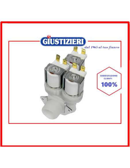 elettrovalvola 3 vie 90° 15mm compatibile con lavatrice universale