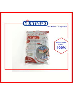 2 sacchi sacc-o-pazzo sottovuoto piumoni 70x120 cm