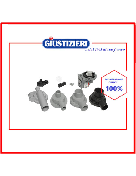 set pompa di scarico magnetica 40w lavatrice