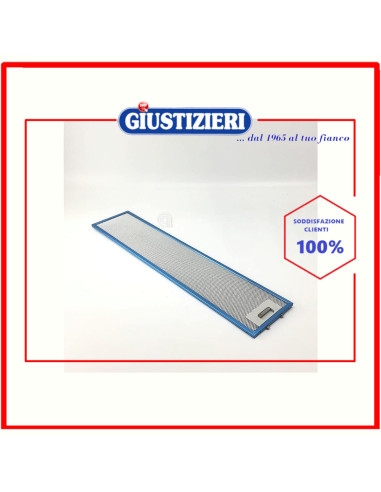 filtro metallico 143.5x669.5 originale cappa aspirante elica