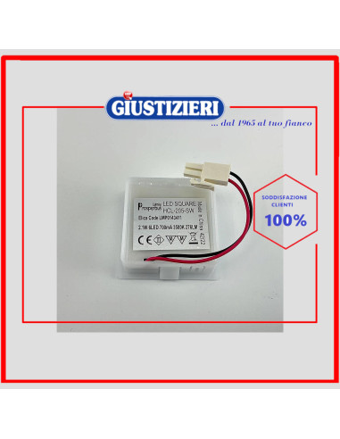 led cab 700ma 2.1w 3500k lq pl wh