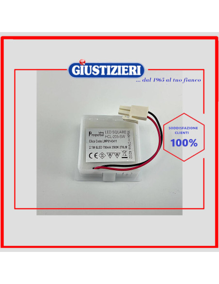 led cab 700ma 2.1w 3500k lq pl wh