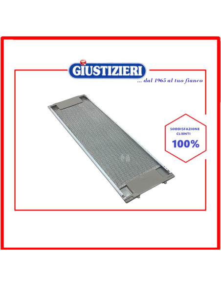 filtro metallico 507x158x7 originale cappa aspirante elica
