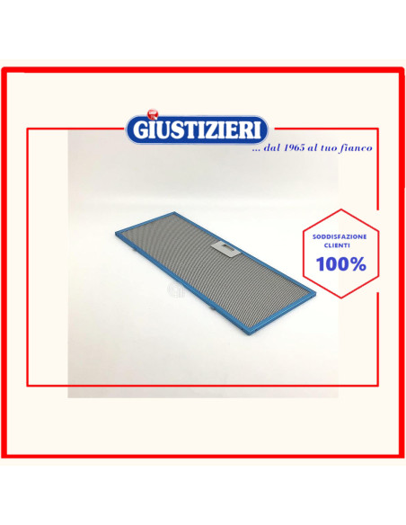 filtro metallico 219x566x9 originale cappa aspirante elica